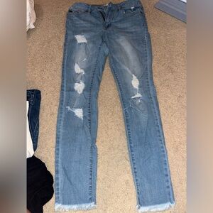 KanCan light wash ripped jeans size 25